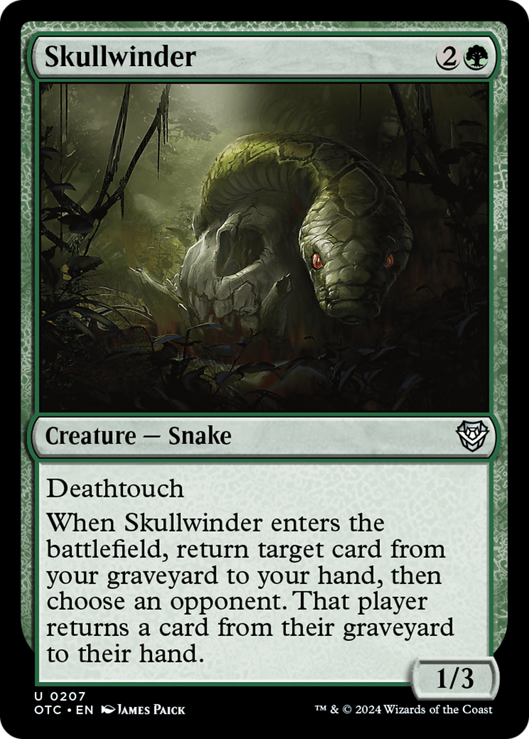 Skullwinder [Outlaws of Thunder Junction Commander] | Empire Gaming NC