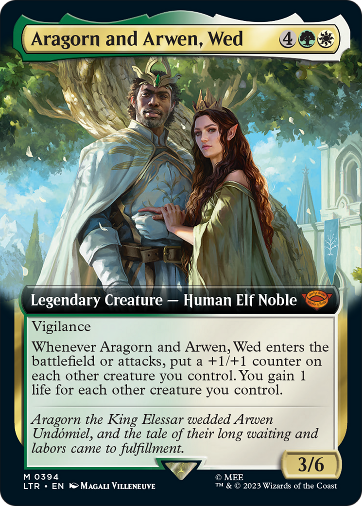 Aragorn and Arwen, Wed (Extended Art) [The Lord of the Rings: Tales of Middle-Earth] | Empire Gaming NC