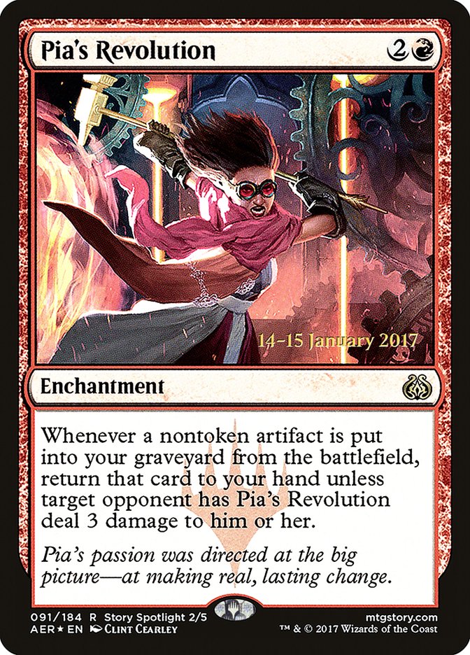 Pia's Revolution [Aether Revolt Prerelease Promos] | Empire Gaming NC