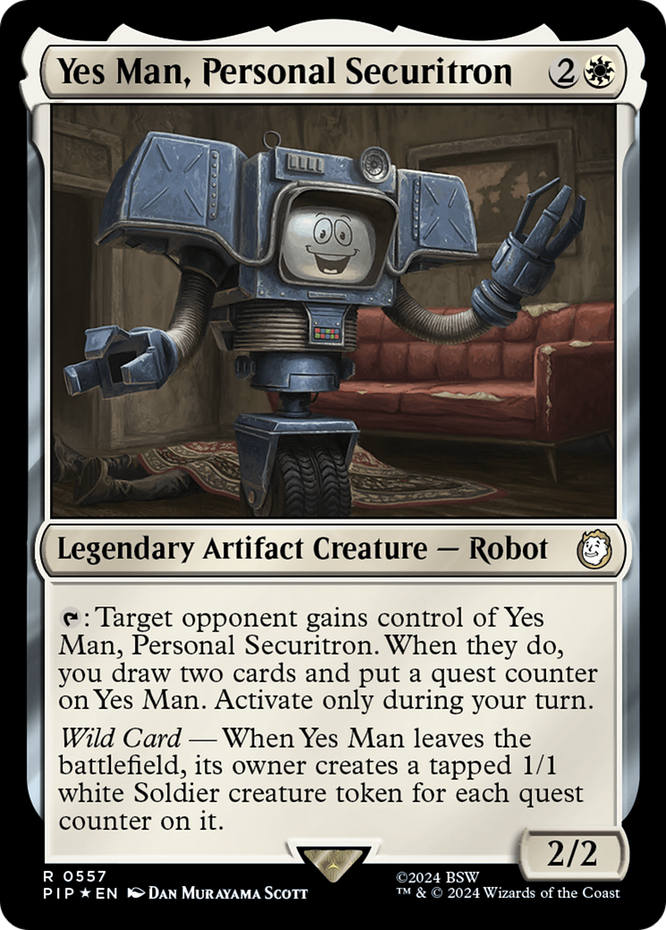 Yes Man, Personal Securitron (Surge Foil) [Fallout] | Empire Gaming NC