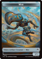 Gingerbrute // Myr Double-Sided Token [Reality Fracture Commander Tokens] | Empire Gaming NC