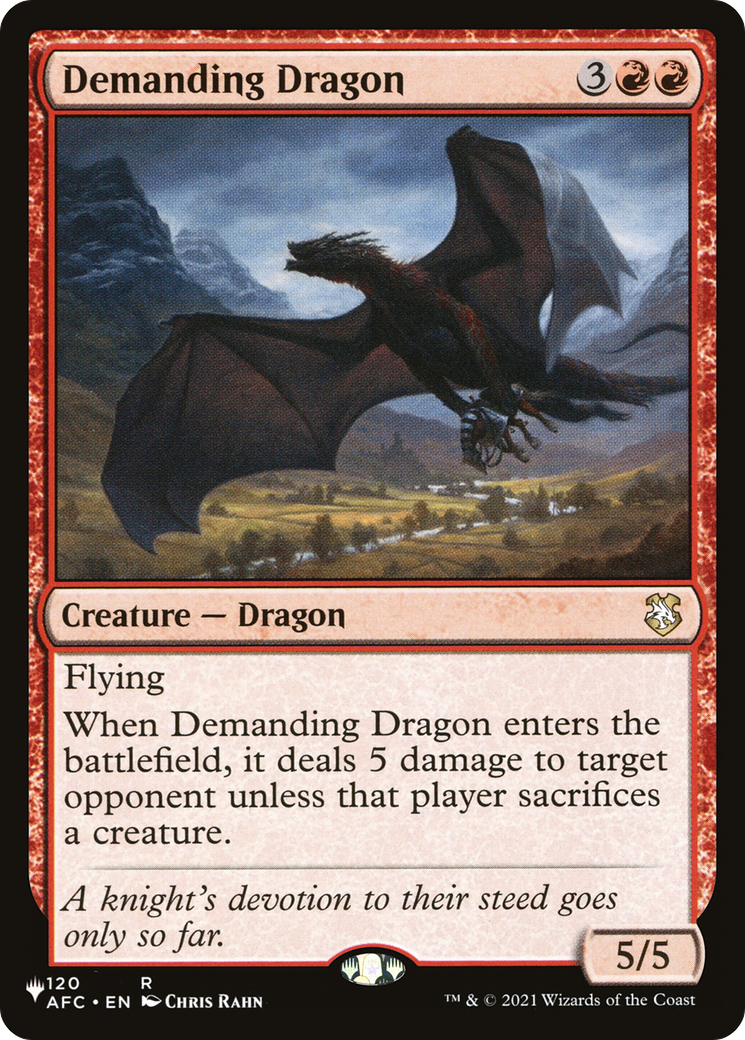 Demanding Dragon [The List] | Empire Gaming NC