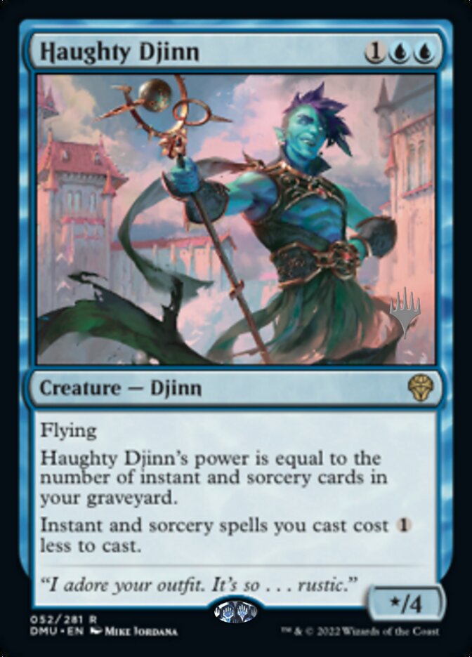 Haughty Djinn (Promo Pack) [Dominaria United Promos] | Empire Gaming NC