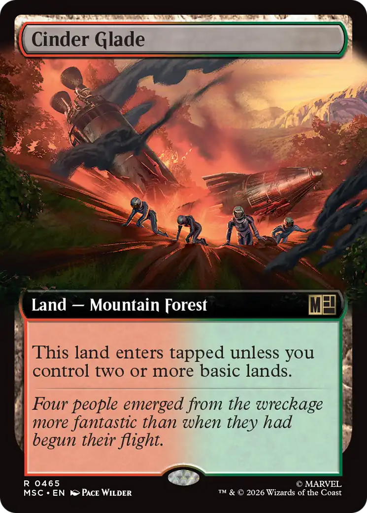 Cinder Glade (Extended Art) [Marvel Super Heroes Commander] | Empire Gaming NC