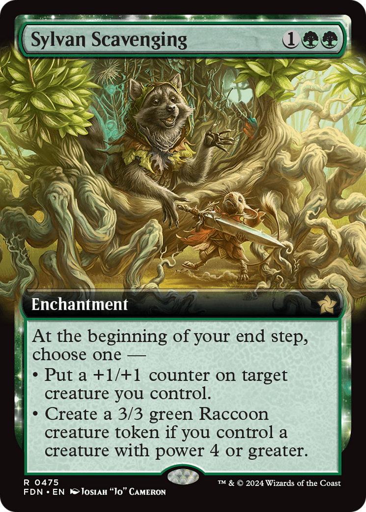 Sylvan Scavenging (Extended Art) [Foundations] | Empire Gaming NC