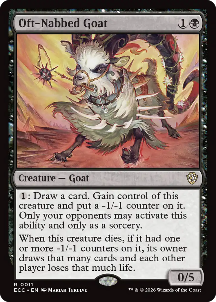 Oft-Nabbed Goat [Lorwyn Eclipsed Commander] | Empire Gaming NC