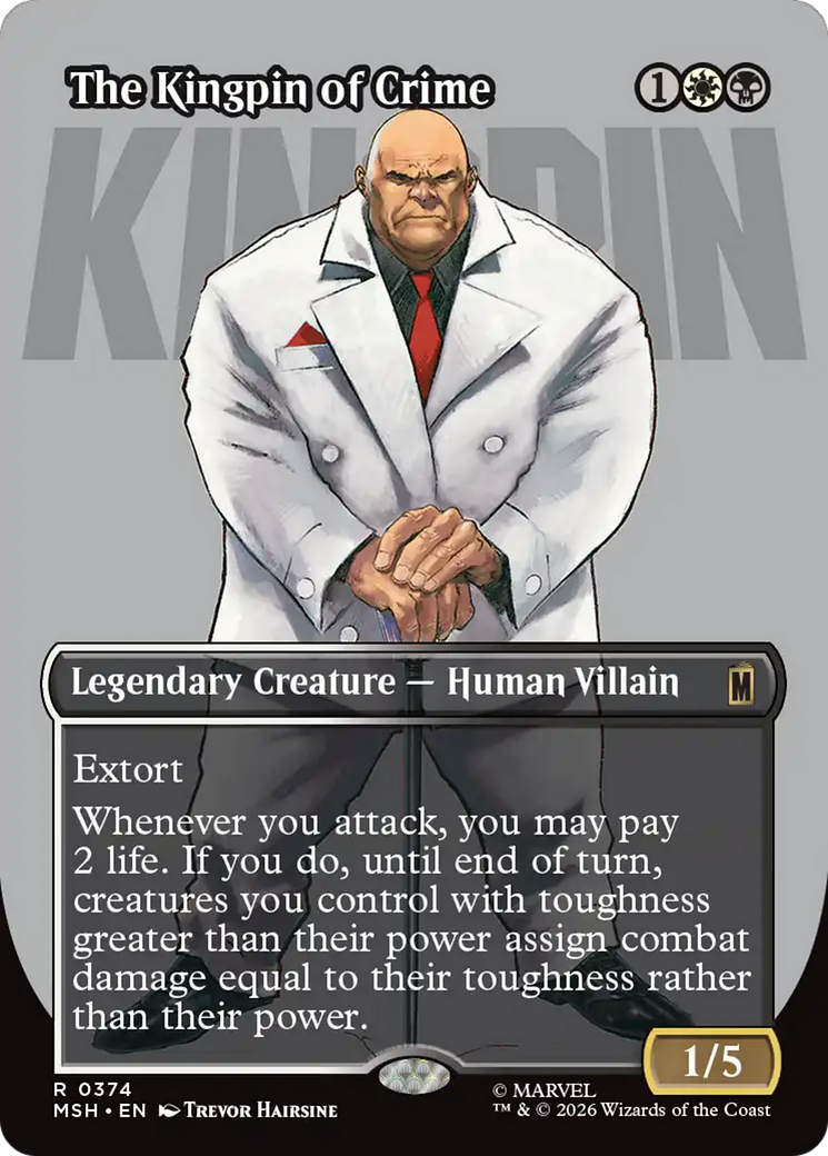 The Kingpin of Crime (Borderless) (0374) [Marvel Super Heroes] | Empire Gaming NC
