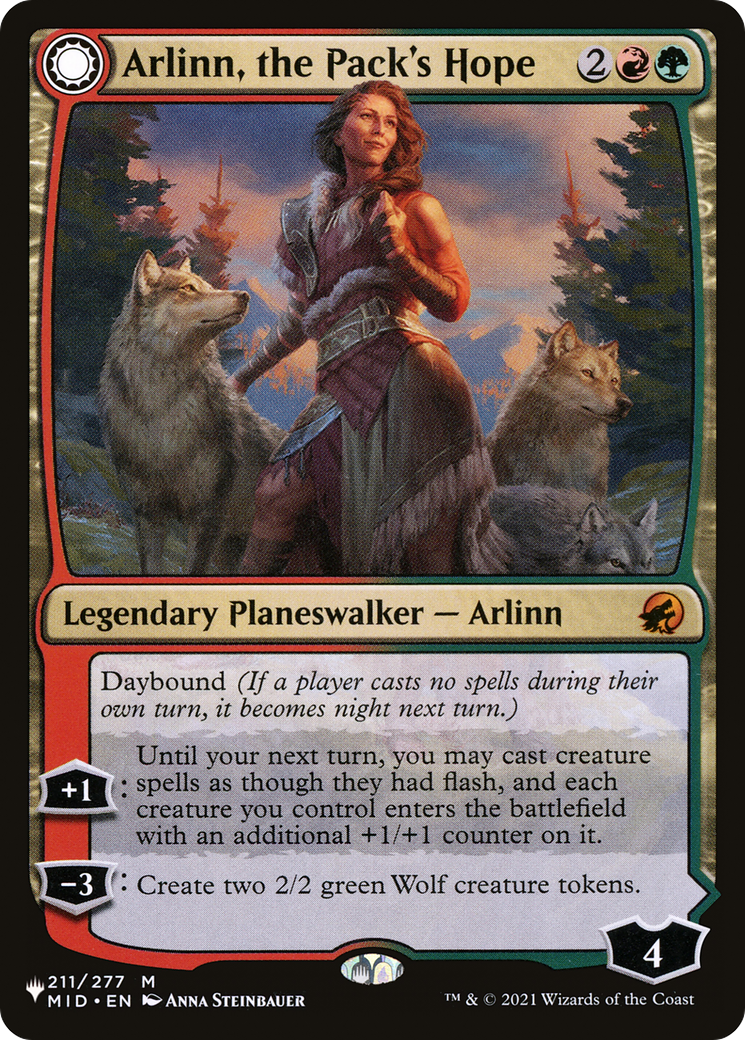 Arlinn, the Pack's Hope // Arlinn, the Moon's Fury [Secret Lair: From Cute to Brute] | Empire Gaming NC