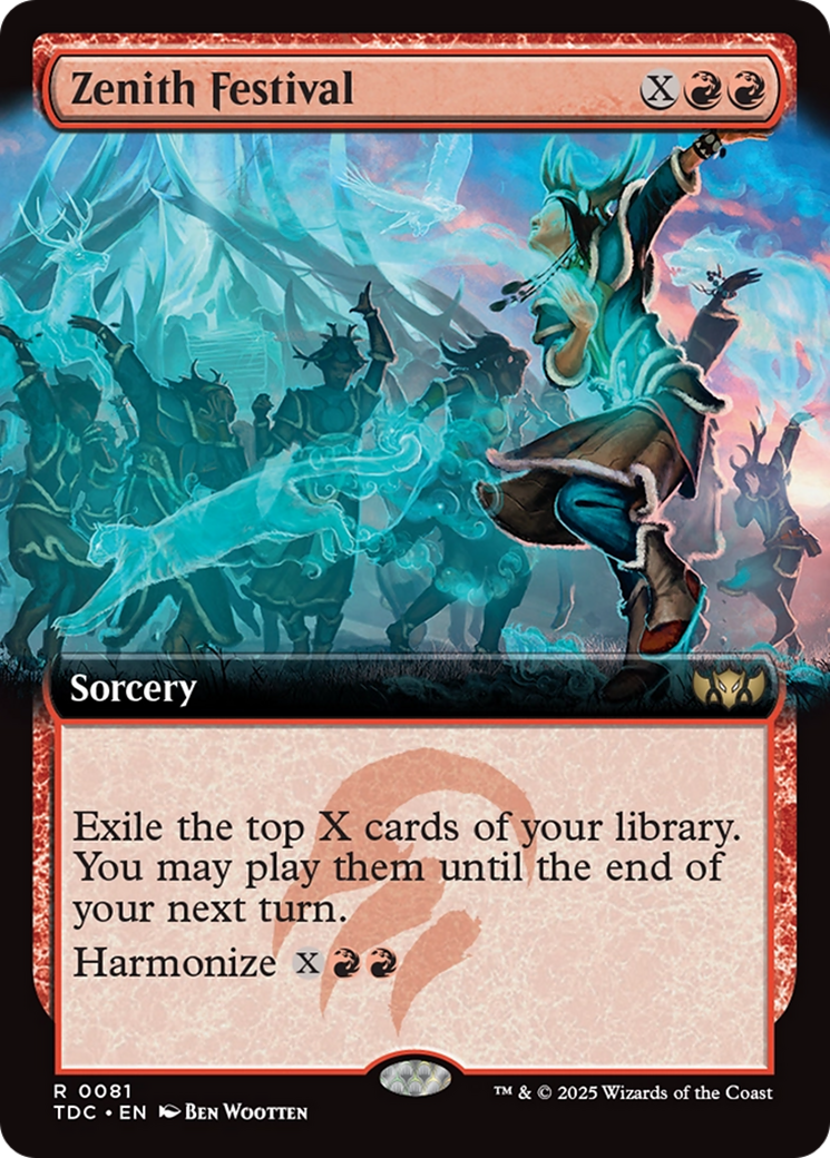 Zenith Festival (Extended Art) [Tarkir: Dragonstorm Commander] | Empire Gaming NC