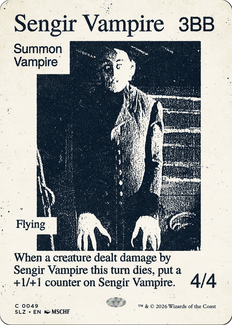 Sengir Vampire (0049) [Secret Lair x MSCHF: The Zeta Set] | Empire Gaming NC