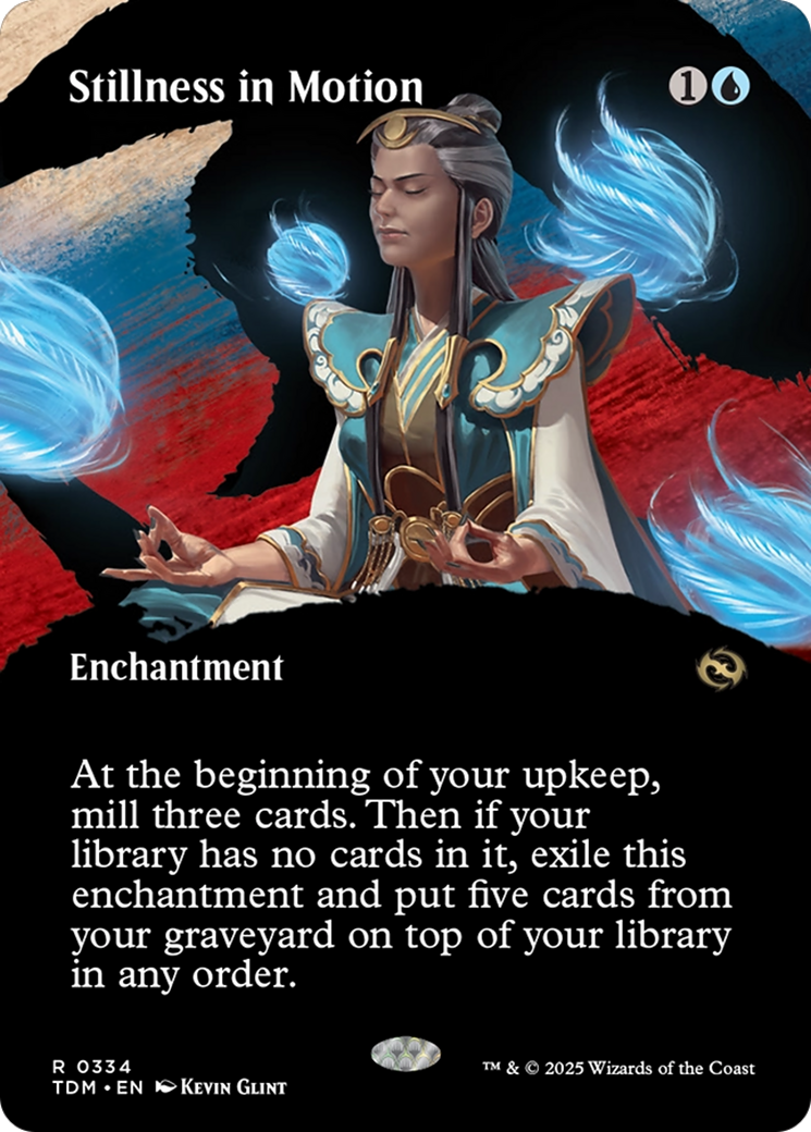 Stillness in Motion (Borderless) [Tarkir: Dragonstorm] | Empire Gaming NC