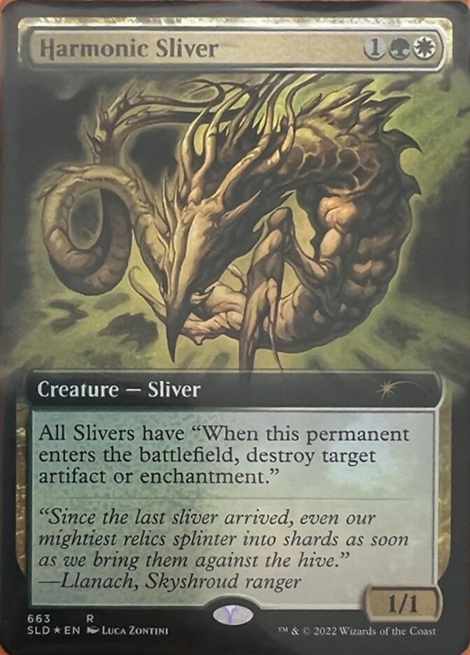 Harmonic Sliver (Extended Art) [Secret Lair Drop Promos] | Empire Gaming NC