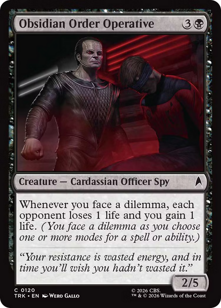 Obsidian Order Operative [Star Trek] | Empire Gaming NC