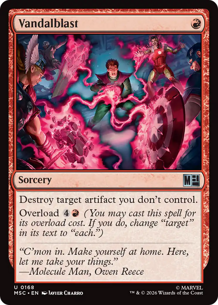Vandalblast (Surge Foil) [Marvel Super Heroes Commander] | Empire Gaming NC