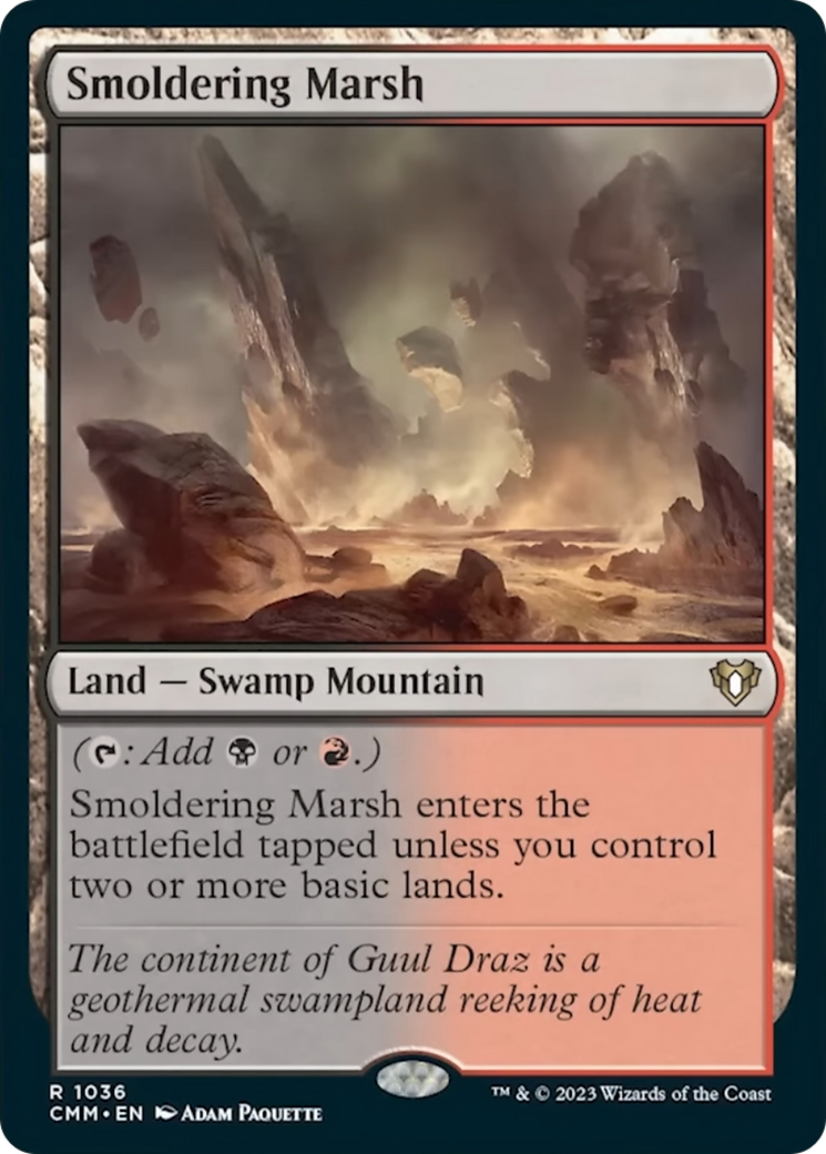 Smoldering Marsh [Commander Masters] | Empire Gaming NC