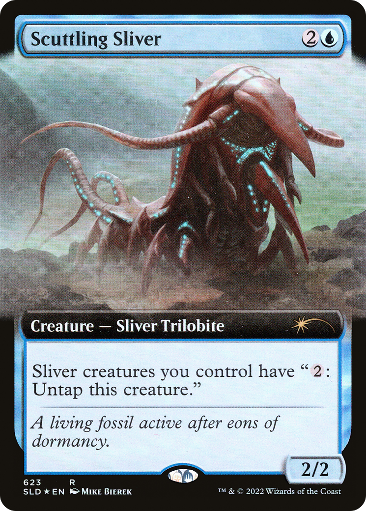 Scuttling Sliver (Extended Art) [Secret Lair Drop Promos] | Empire Gaming NC