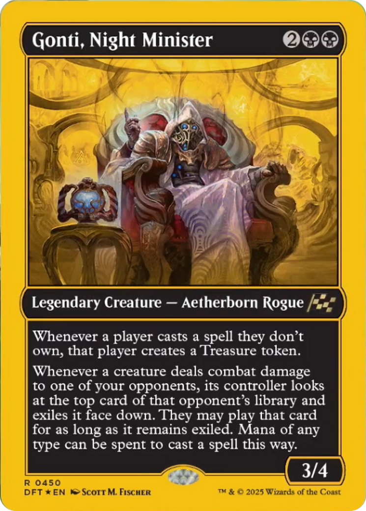 Gonti, Night Minister (First-Place Foil) [Aetherdrift] | Empire Gaming NC