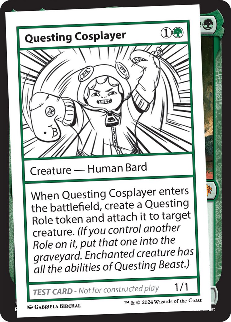 Questing Cosplayer [Mystery Booster 2 Playtest Cards] | Empire Gaming NC