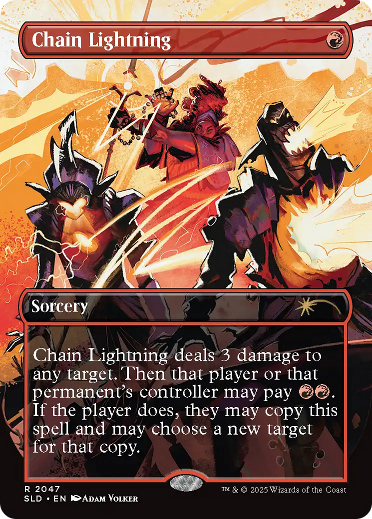 Chain Lightning (2047) (Rainbow Foil) [Secret Lair Drop Series] | Empire Gaming NC