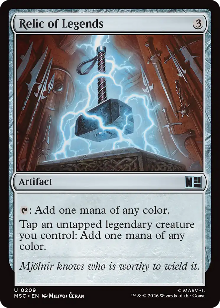 Relic of Legends [Marvel Super Heroes Commander] | Empire Gaming NC