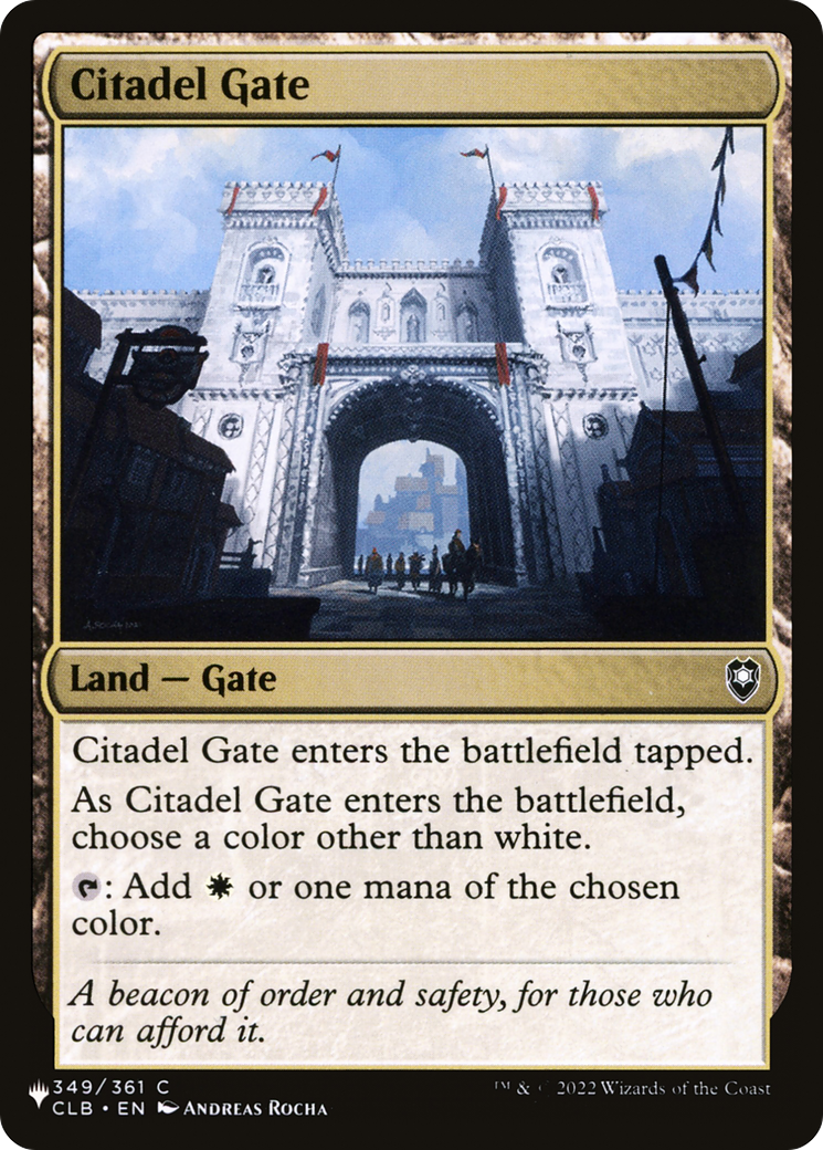 Citadel Gate [The List] | Empire Gaming NC