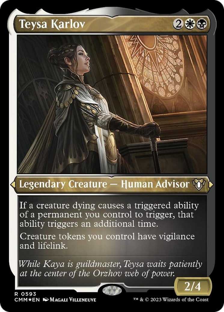 Teysa Karlov (Foil Etched) [Commander Masters] | Empire Gaming NC