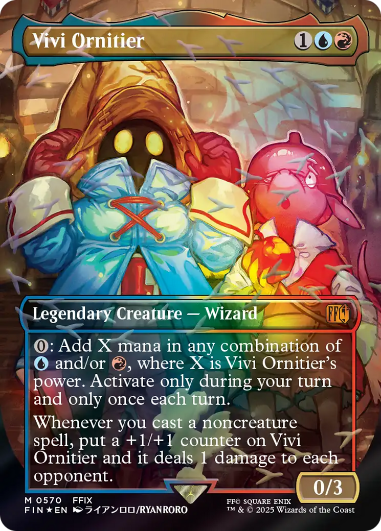 Vivi Ornitier (Borderless) (Chocobo Track Foil) [FINAL FANTASY] | Empire Gaming NC