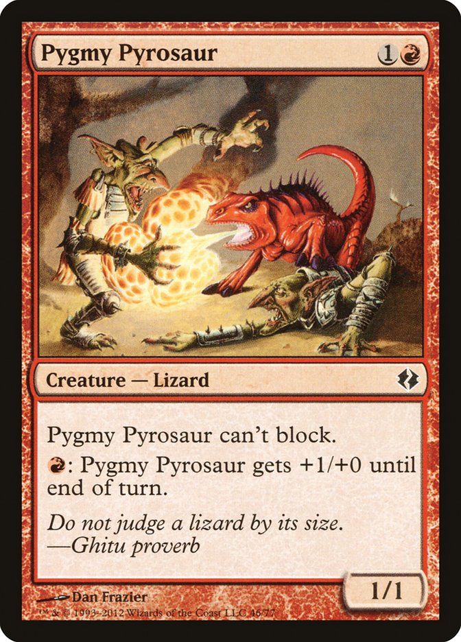 Pygmy Pyrosaur [Duel Decks: Venser vs. Koth] | Empire Gaming NC