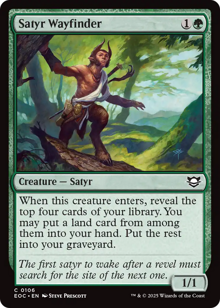 Satyr Wayfinder [Edge of Eternities Commander] | Empire Gaming NC