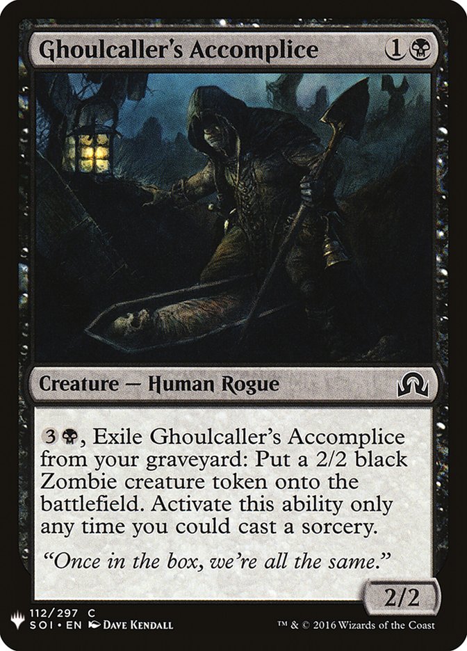 Ghoulcaller's Accomplice [Mystery Booster] | Empire Gaming NC