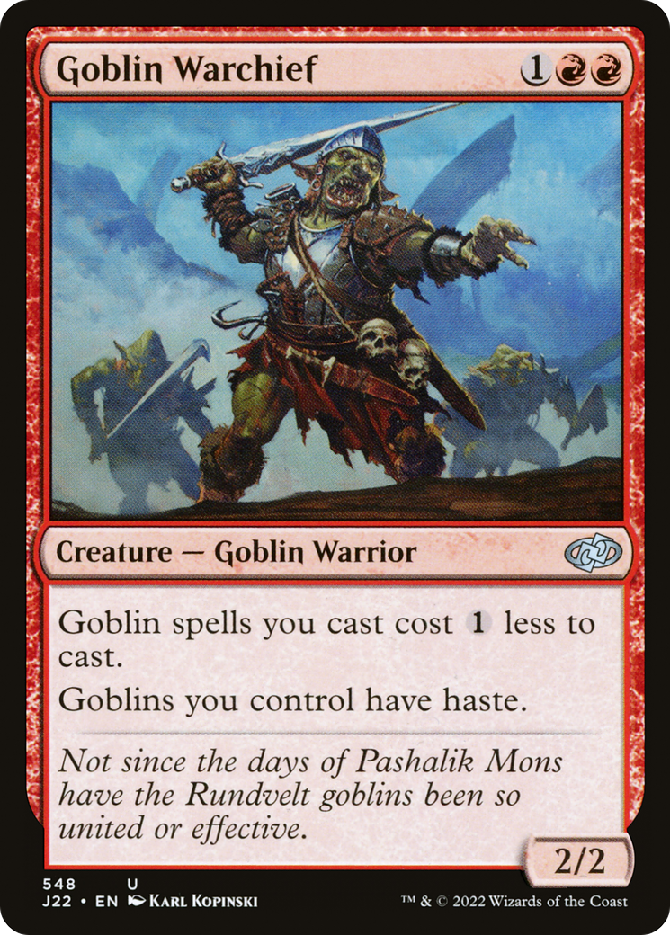 Goblin Warchief [Jumpstart 2022] | Empire Gaming NC