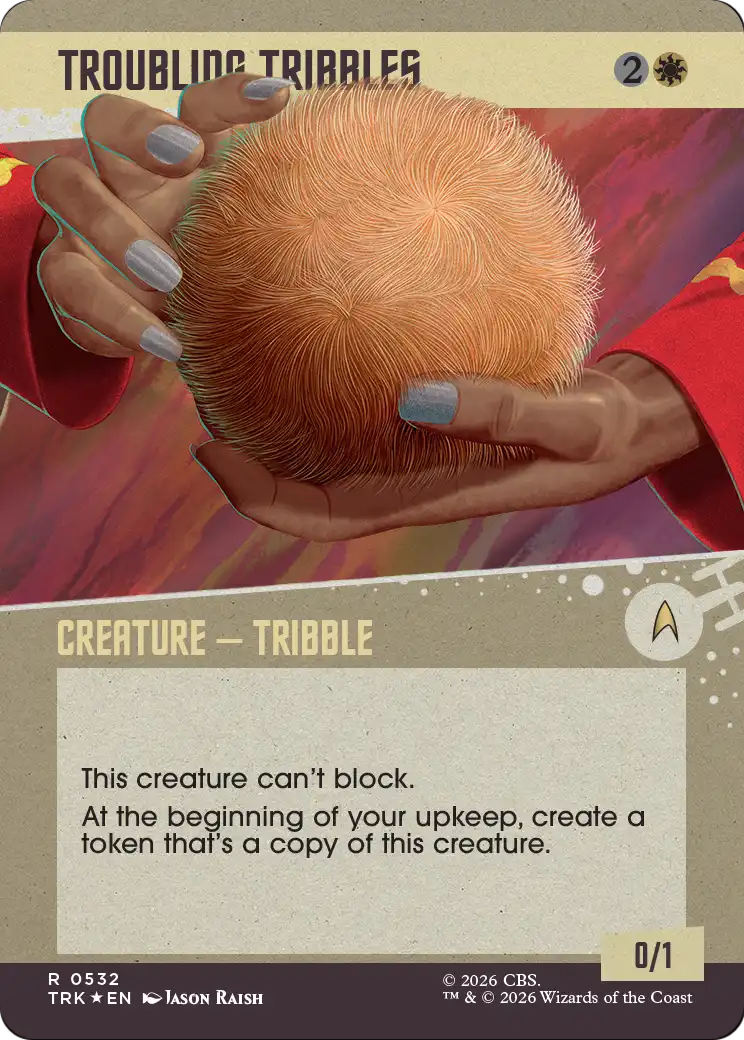 Troubling Tribbles (Showcase) (Surge Foil) [Star Trek] | Empire Gaming NC