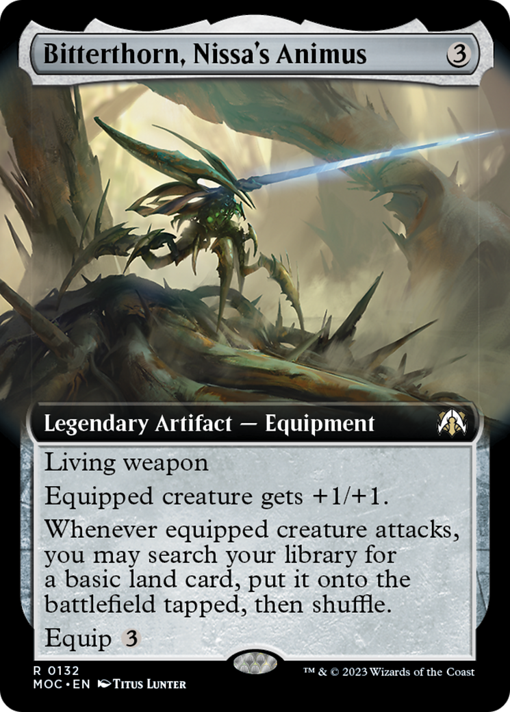 Bitterthorn, Nissa's Animus (Extended Art) [March of the Machine Commander] | Empire Gaming NC