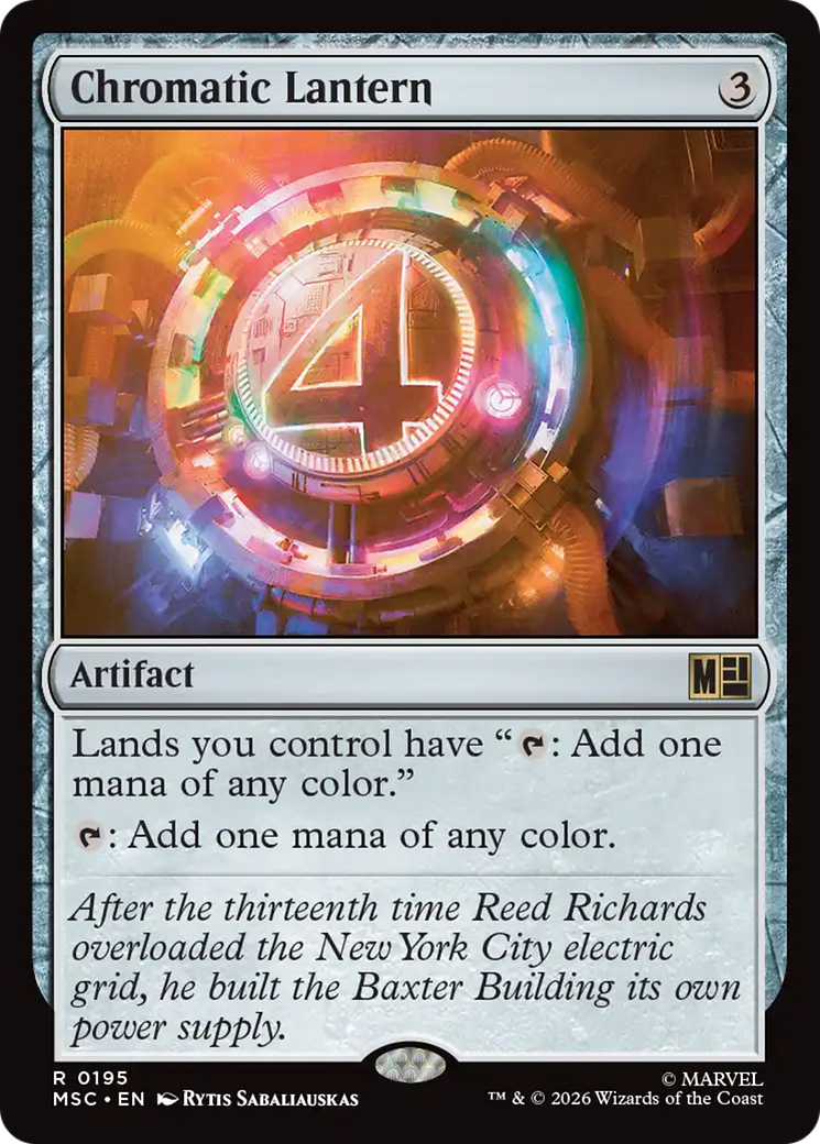 Chromatic Lantern (Surge Foil) [Marvel Super Heroes Commander] | Empire Gaming NC