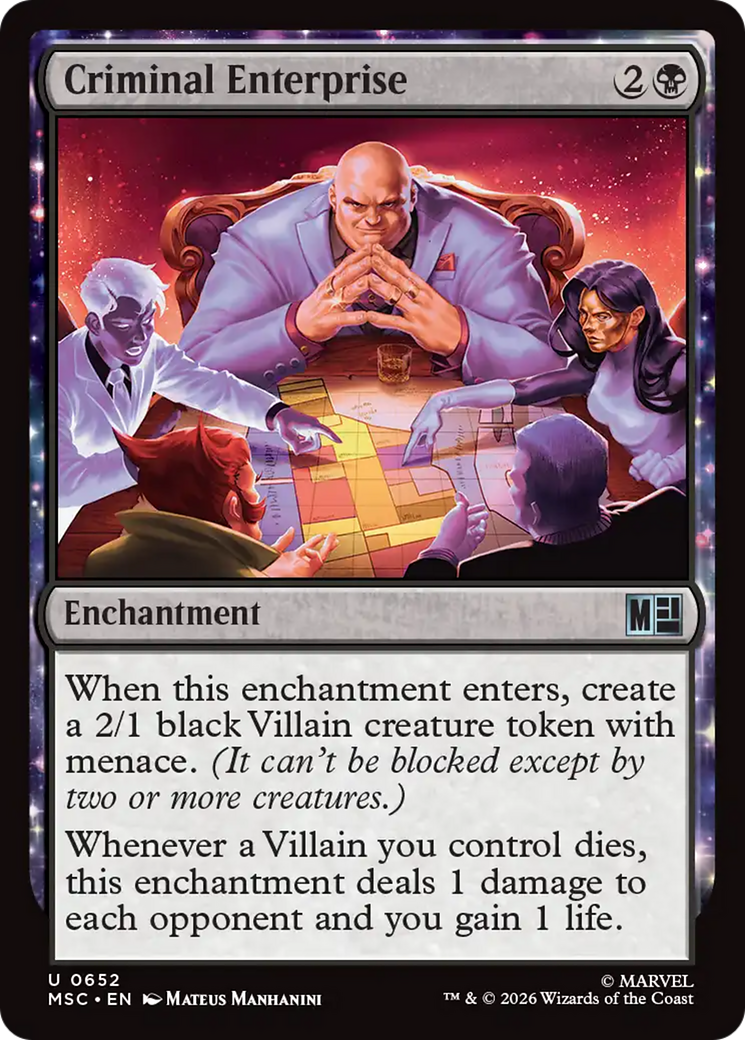 Criminal Enterprise [Marvel Super Heroes Commander] | Empire Gaming NC