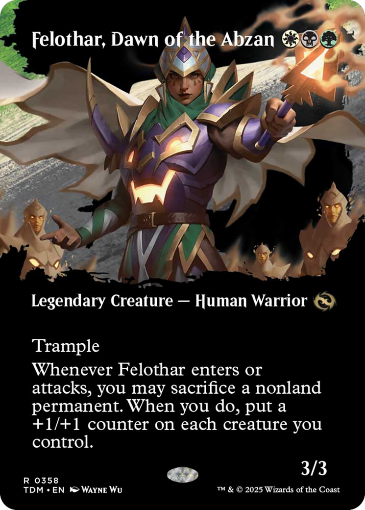 Felothar, Dawn of the Abzan (Borderless) [Tarkir: Dragonstorm] | Empire Gaming NC