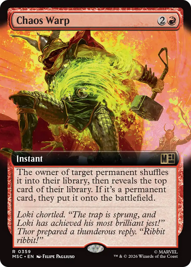 Chaos Warp (Extended Art) [Marvel Super Heroes Commander] | Empire Gaming NC