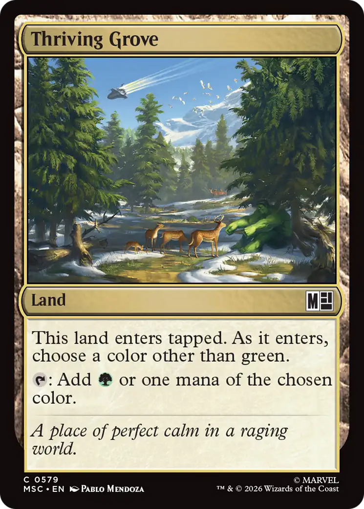 Thriving Grove [Marvel Super Heroes Commander] | Empire Gaming NC