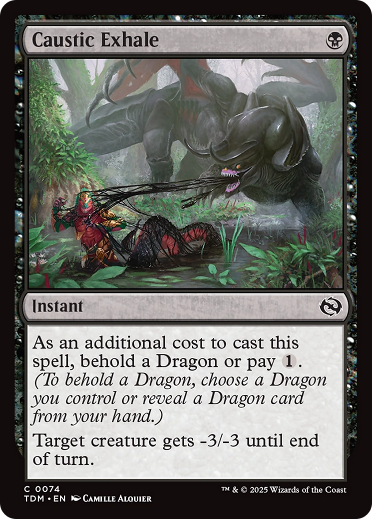 Caustic Exhale [Tarkir: Dragonstorm] | Empire Gaming NC