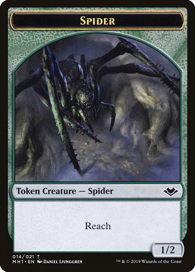 Soldier (004) // Spider (014) Double-Sided Token [Modern Horizons Tokens] | Empire Gaming NC