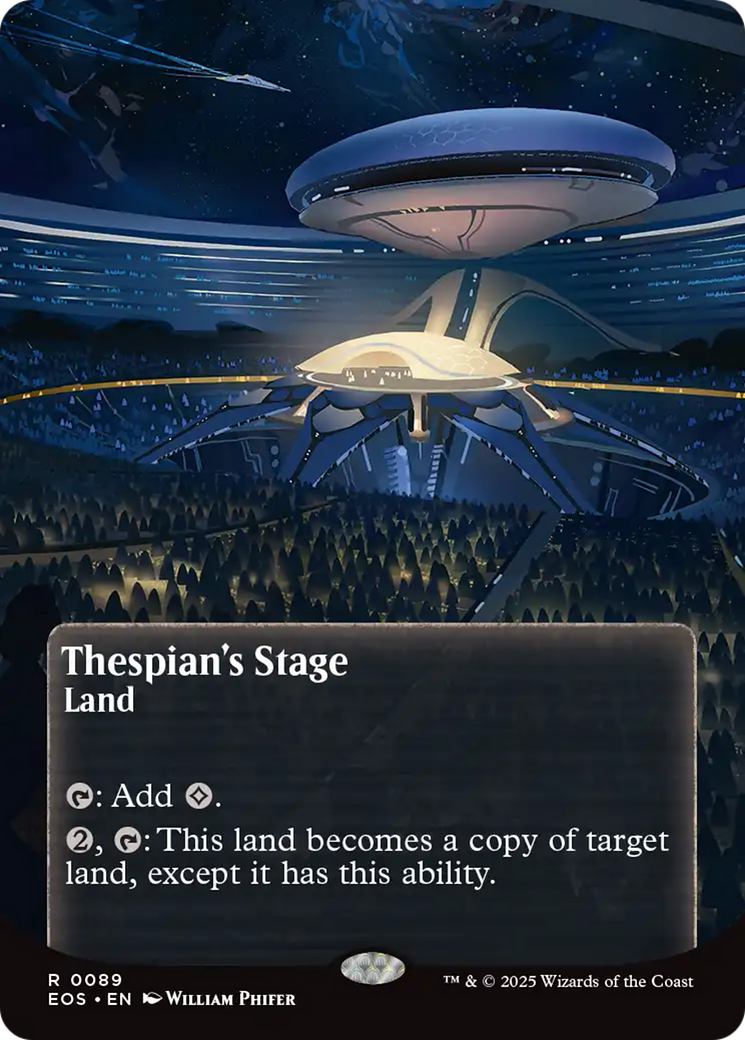 Thespian's Stage (0089) (Borderless) [Edge of Eternities: Stellar Sights] | Empire Gaming NC