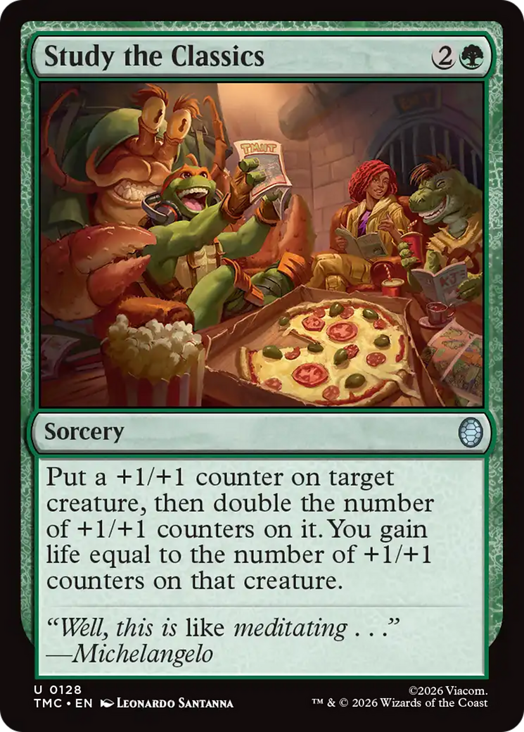 Study the Classics [Teenage Mutant Ninja Turtles Commander] | Empire Gaming NC