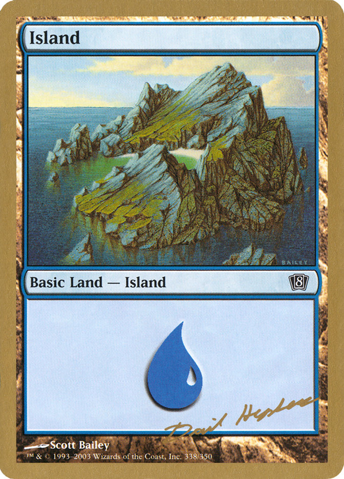 Island (dh338) (Dave Humpherys) [World Championship Decks 2003] | Empire Gaming NC