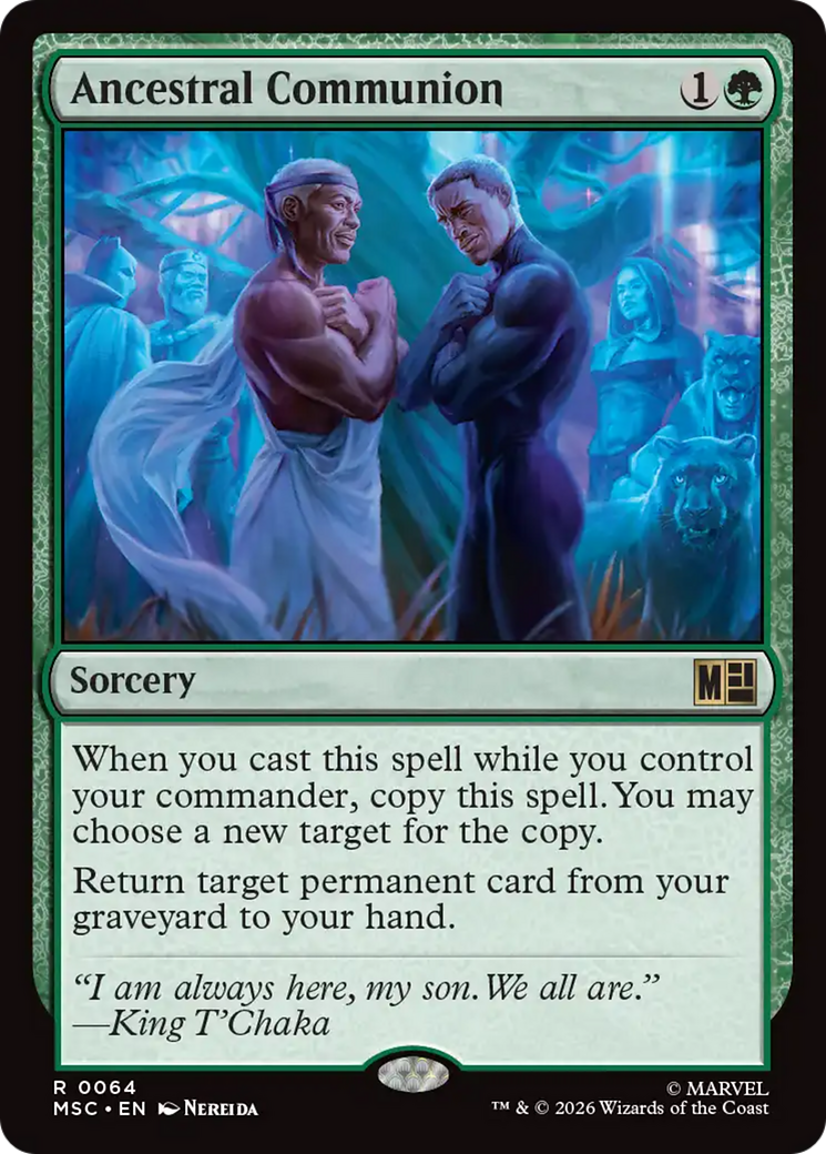Ancestral Communion (Surge Foil) [Marvel Super Heroes Commander] | Empire Gaming NC