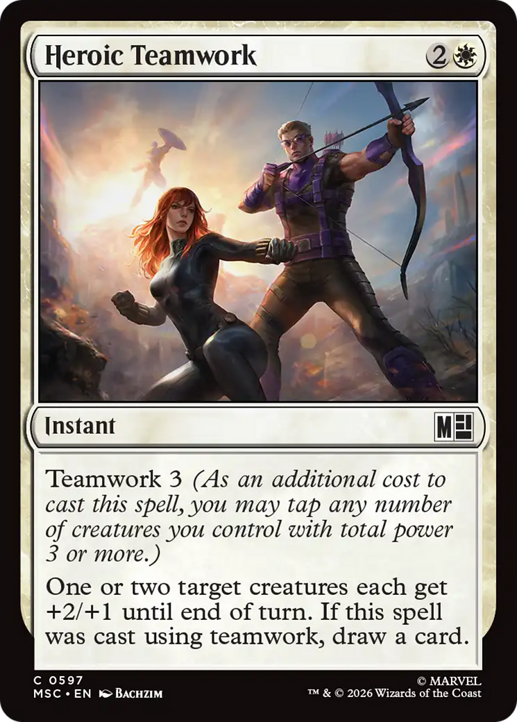 Heroic Teamwork [Marvel Super Heroes Commander] | Empire Gaming NC