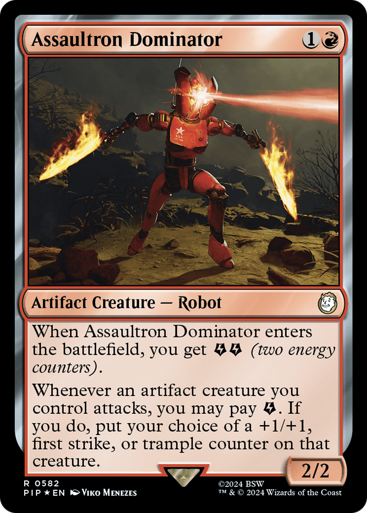 Assaultron Dominator (Surge Foil) [Fallout] | Empire Gaming NC