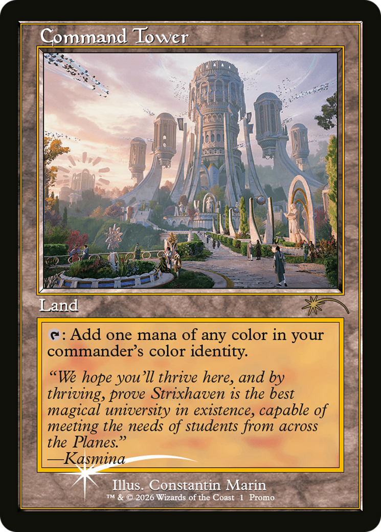 Command Tower (Strixhaven: Omens of Chaos) [Media Promos] | Empire Gaming NC