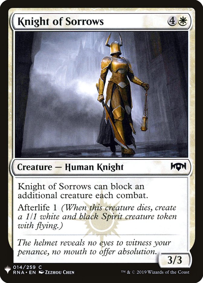 Knight of Sorrows [Mystery Booster] | Empire Gaming NC