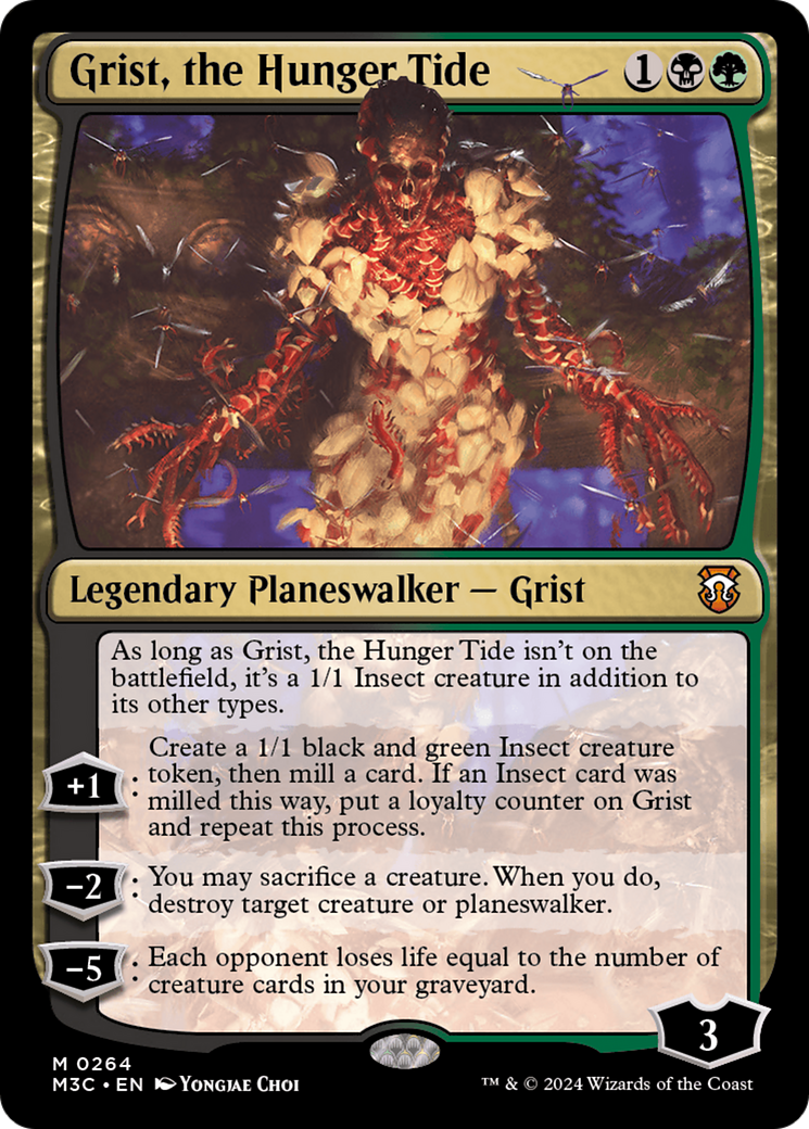 Grist, the Hunger Tide (Ripple Foil) [Modern Horizons 3 Commander] | Empire Gaming NC