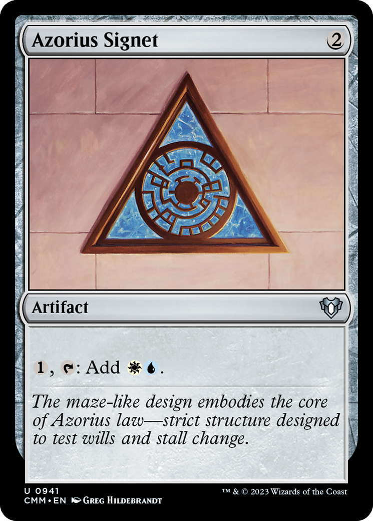 Azorius Signet [Commander Masters] | Empire Gaming NC